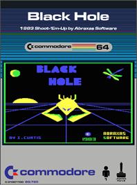 Box cover for Black Hole (Olaf Lubeck) on the Commodore 64.