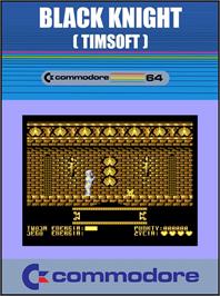 Box cover for Black Knight (TimSoft) on the Commodore 64.