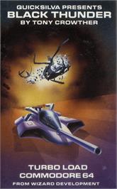 Box cover for Black Thunder on the Commodore 64.