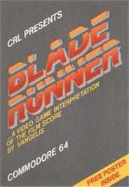 Box cover for Blade Runner on the Commodore 64.