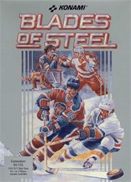 Box cover for Blades Of Steel on the Commodore 64.