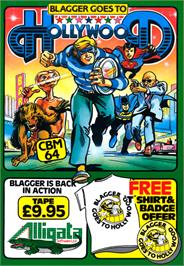 Box cover for Blagger Goes To Hollywood on the Commodore 64.
