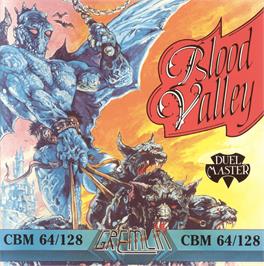 Box cover for Blood Valley on the Commodore 64.