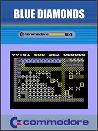 Box cover for Blue Diamonds on the Commodore 64.