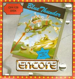 Box cover for Blue Thunder on the Commodore 64.