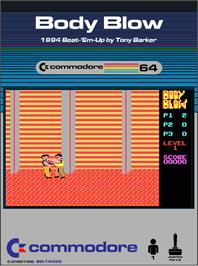 Box cover for Body Blow on the Commodore 64.