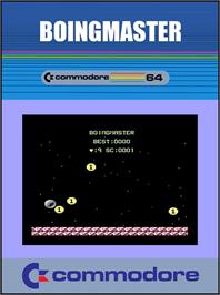 Box cover for Boingmaster on the Commodore 64.