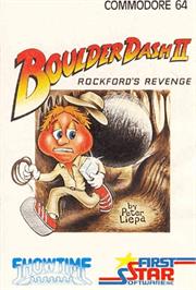 Box cover for Boulder Dash 2 - Rockford's Revenge on the Commodore 64.