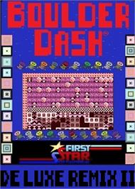 Box cover for Boulder Dash De Luxe Remix 2 on the Commodore 64.