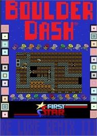 Box cover for Boulder Dash De Luxe Remix 3 on the Commodore 64.
