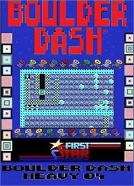 Box cover for Boulder Dash Heavy 04 on the Commodore 64.