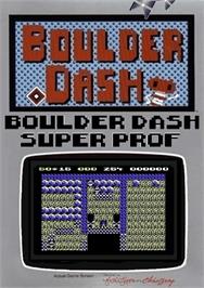Box cover for Boulder Dash Super Prof on the Commodore 64.