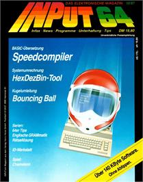 Box cover for Bouncing Ball (Input 64) on the Commodore 64.