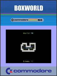 Box cover for Boxworld on the Commodore 64.