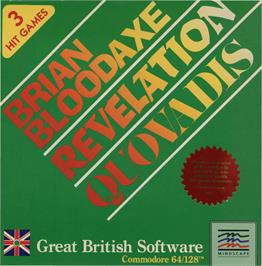 Box cover for Brian Bloodaxe on the Commodore 64.