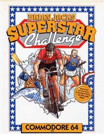 Box cover for Brian Jacks Superstar Challenge on the Commodore 64.