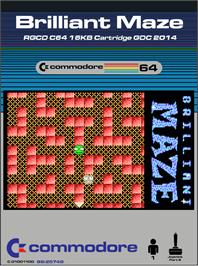 Box cover for Brilliant Maze on the Commodore 64.
