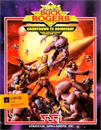 Box cover for Buck Rogers - Countdown To Doomsday on the Commodore 64.