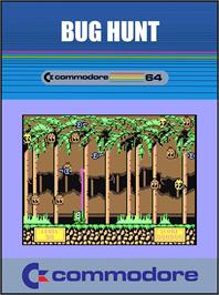 Box cover for Bug Hunt on the Commodore 64.