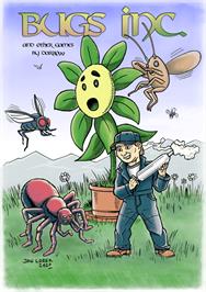 Box cover for Bugs Inc. on the Commodore 64.