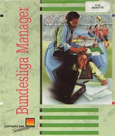 Box cover for Bundesliga Manager on the Commodore 64.