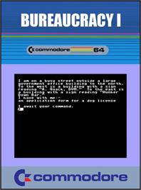 Box cover for Bureaucracy I on the Commodore 64.