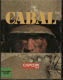 Box cover for Cabal (Ocean) on the Commodore 64.