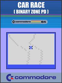 Box cover for Car-race on the Commodore 64.