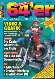 Box cover for Carcrash (64'er) on the Commodore 64.
