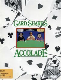 Box cover for Card Sharks (ShareData) on the Commodore 64.