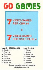 Box cover for Cargo on the Commodore 64.