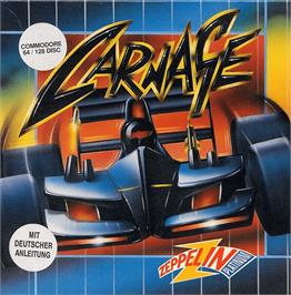 Box cover for Carnage on the Commodore 64.