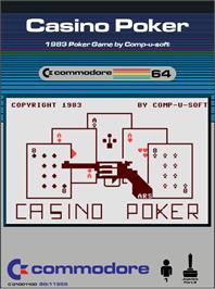 Box cover for Casino Poker on the Commodore 64.