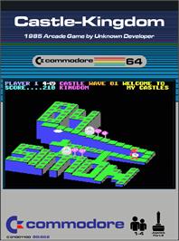 Box cover for Castle-kingdom on the Commodore 64.