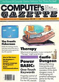 Box cover for Castle Dungeon on the Commodore 64.