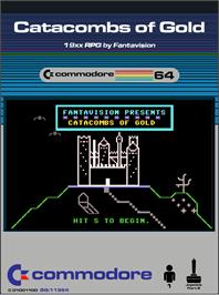 Box cover for Catacombs Of Gold on the Commodore 64.