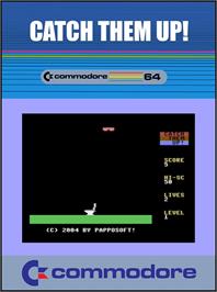 Box cover for Catch Them Up! on the Commodore 64.