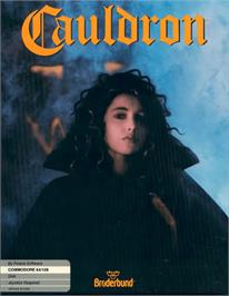 Box cover for Cauldron on the Commodore 64.