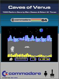 Box cover for Caves Of Venus on the Commodore 64.