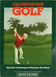 Box cover for Championship Golf (D&H Games) on the Commodore 64.