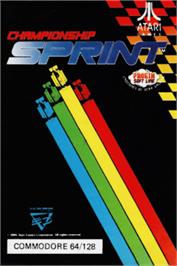 Box cover for Championship Sprint on the Commodore 64.