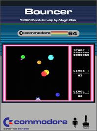 Box cover for Charlies House - Bouncer on the Commodore 64.