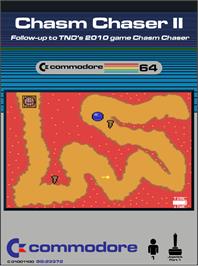 Box cover for Chasm Chaser 2 on the Commodore 64.