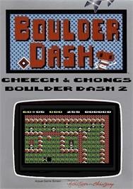 Box cover for Cheech And Chongs Boulder Dash 2 on the Commodore 64.