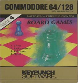 Box cover for Chess-64 on the Commodore 64.