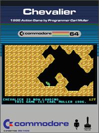 Box cover for Chevalier on the Commodore 64.