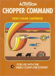 Box cover for Chopper Command (2019) on the Commodore 64.