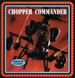 Box cover for Chopper Commander on the Commodore 64.
