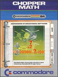 Box cover for Chopper Math on the Commodore 64.