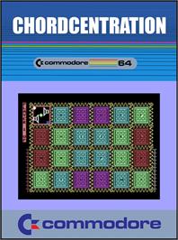 Box cover for Chordcentration on the Commodore 64.